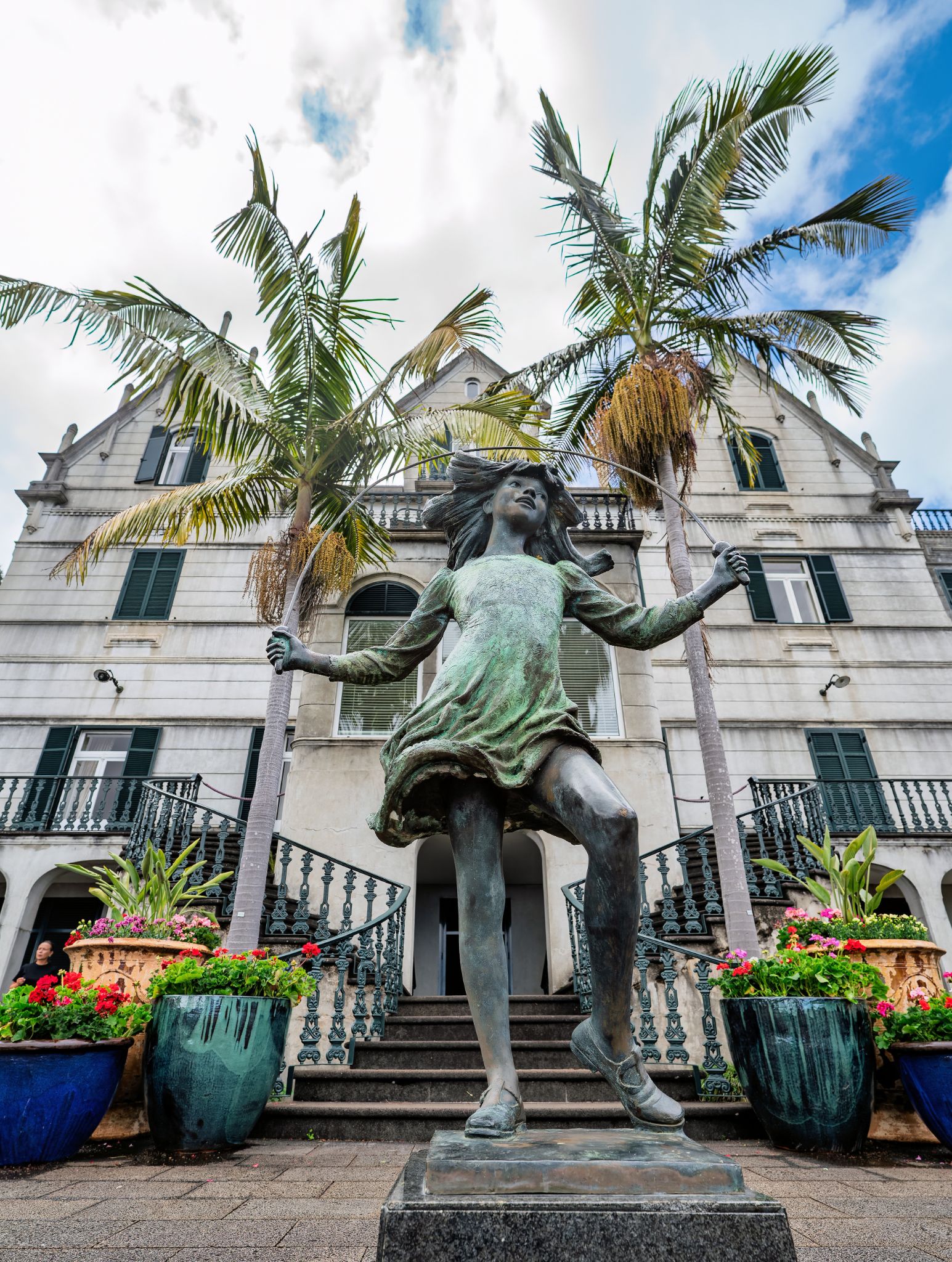 Der Namensgeber des botanischen Gartens: Das Monte Palace Hotel im Jardim Tropical Monte Palace